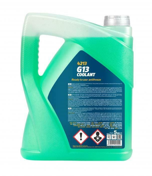 Mannol 4213 Ready MIX G13 Coolant HOATHybrid Organic Acid Technology