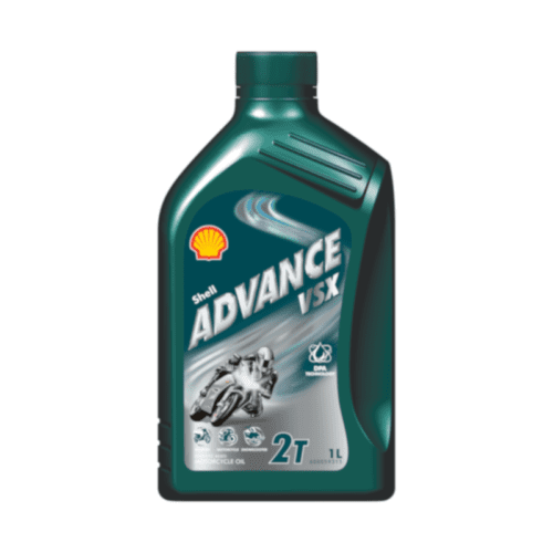 Shell Advance Vsx 2T Semi Synthetic 2 Stroke Motorcycle Engine Oil 1L