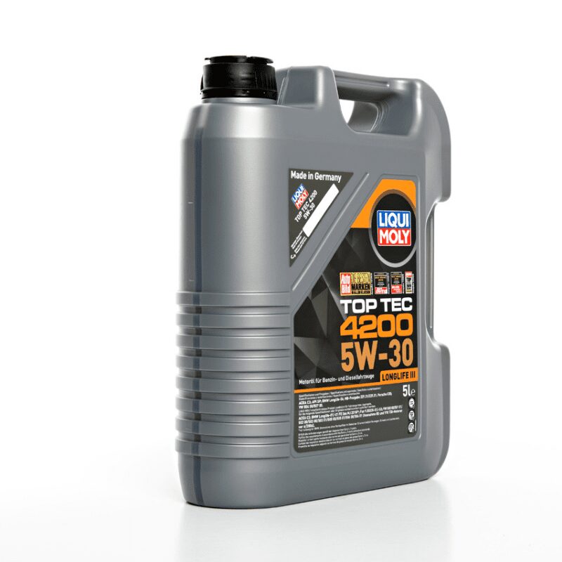 LIQUI MOLY TopTec 4200 Long Life Full Synthetic 5W-30 Motor Oil: Long Life,  Reduces Build Up, 5 Liter 2011 - Advance Auto Parts