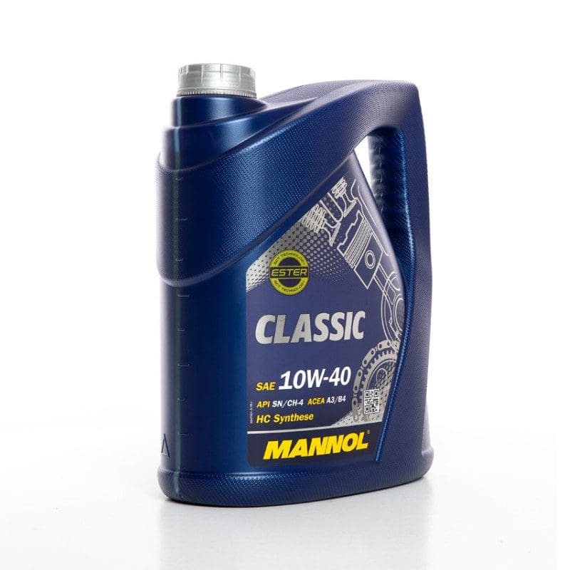Mannol Classic (7501) 10W40-5L- Acea A3/B4- Api Sn/Ch-4- 7501 - CMG Oils  Direct