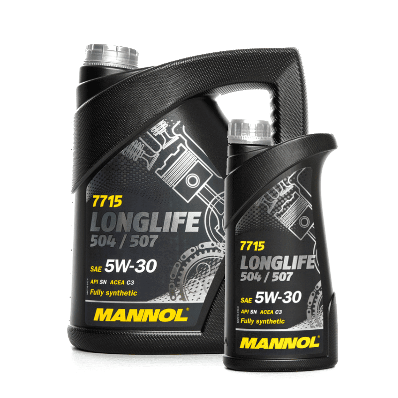 Mannol 5L Fully Synthetic Engine Oil Longlife 3 5w30 504/507 + Engine Flush  : : Automotive