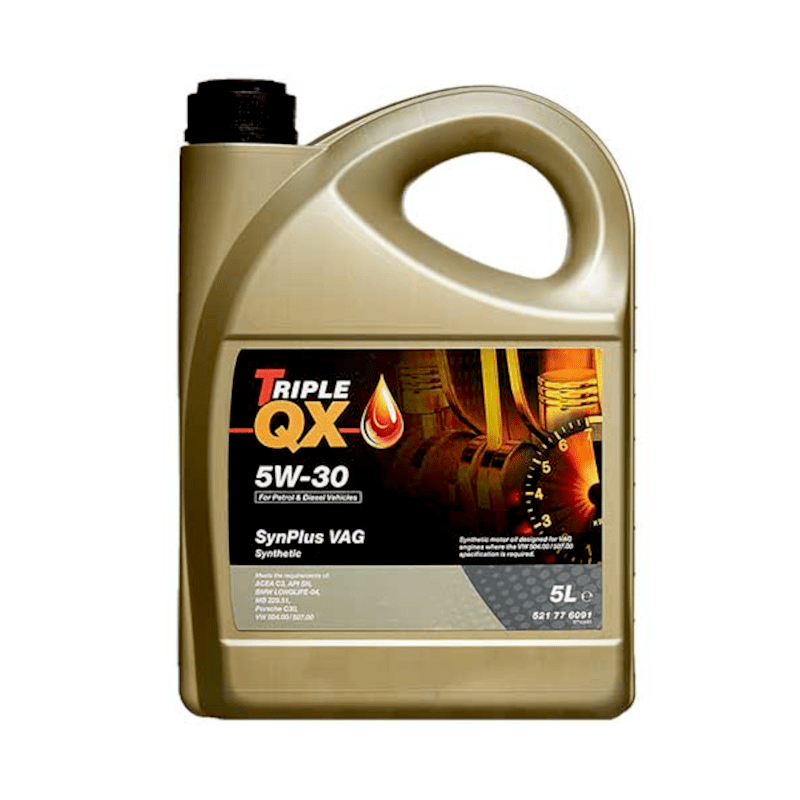 Triple Qx 5W30 C3 Synplus Vag * 5L * Fully Synthetic * Vw504/50700 * 5W-30  * - CMG Oils Direct