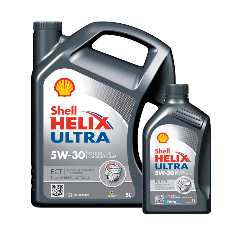 Shell Helix Ultra Ect 5W30 Fully Synthetic Engine Oil Acea C3 Api Sn - CMG  Oils Direct