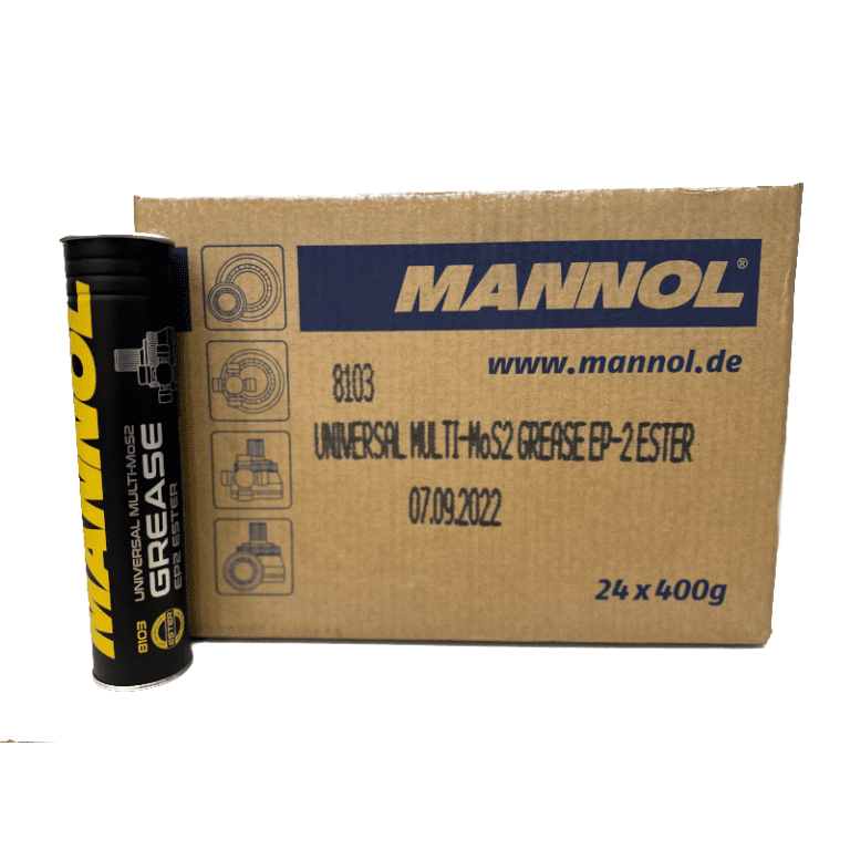 MANNOL CASE OF 24 EP-2 Multi-MoS2 Ester UNIVERSAL GREASE 400g - 8103 ...