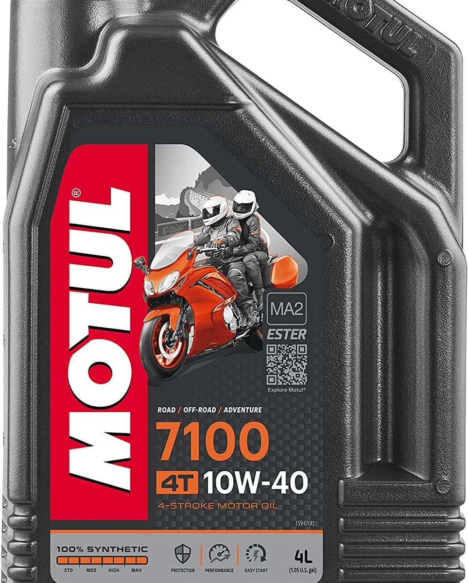 MOTUL 7100 4T 10w-40 ESTER SYNTHETIC RACING MOTORCYCLE OIL 4L